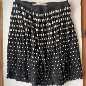 Black and White Polka Dot Skirt
